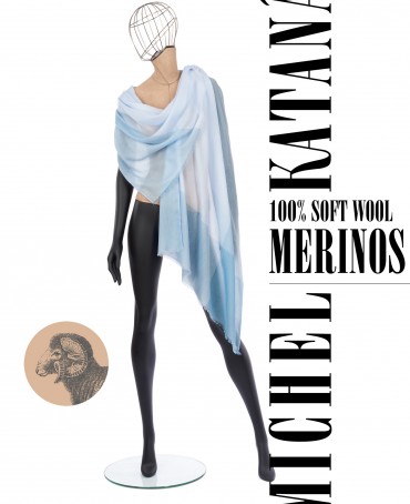 Палантин Унисекс T.W40_24DMW-5.4/BLEU